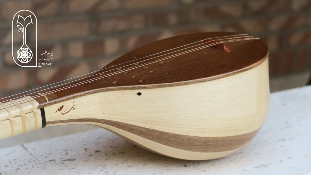 سه تار کاسه کوچک افرا و گردو ساخت نیما عطار